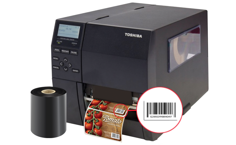Thermal transfer labels for durable barcode and product identification