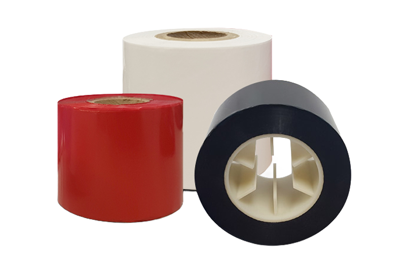 Thermal transfer ribbons for plastic card printing applications